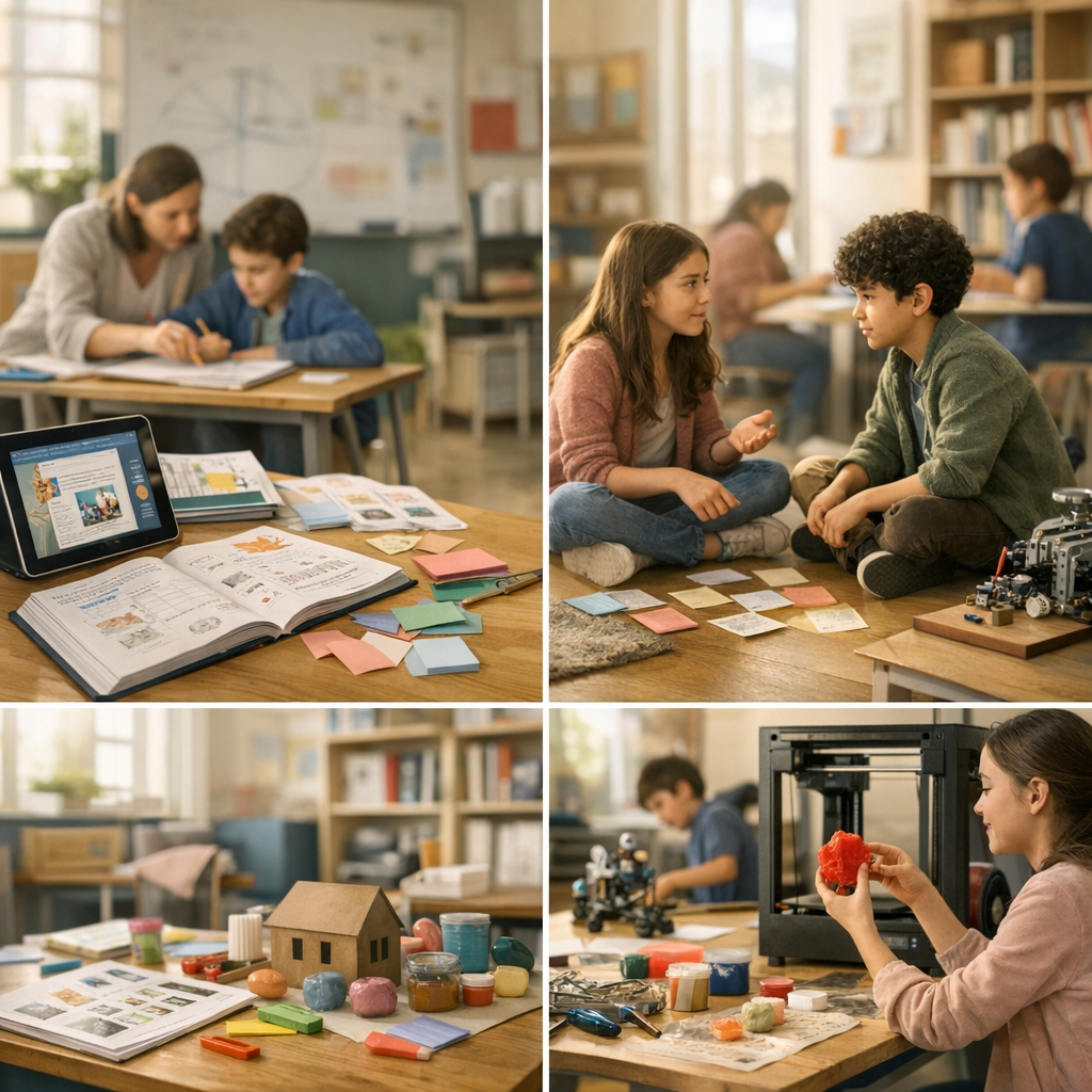Les 4 leviers de la différenciation&nbsp;: contenus, procédés, interactions, productions