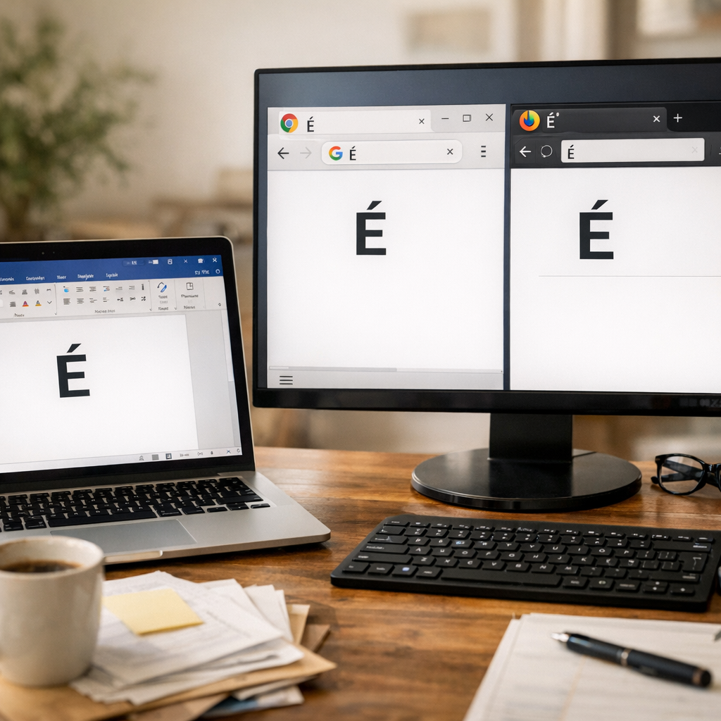 Écrire les majuscules accentuées dans Word, Outlook, Chrome et Firefox