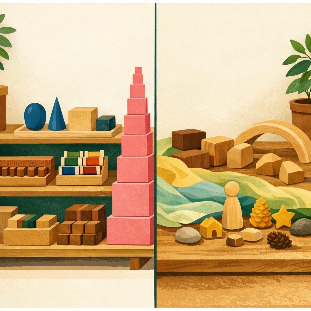 The Montessori vs Waldorf Comparison: A Practical Framework
