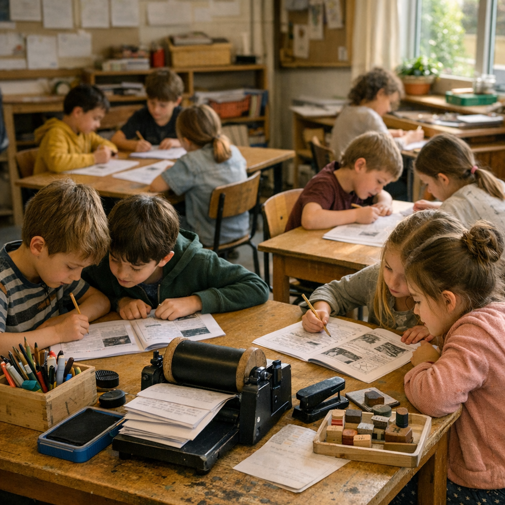 La méthode Freinet s’explique par ses outils de classe