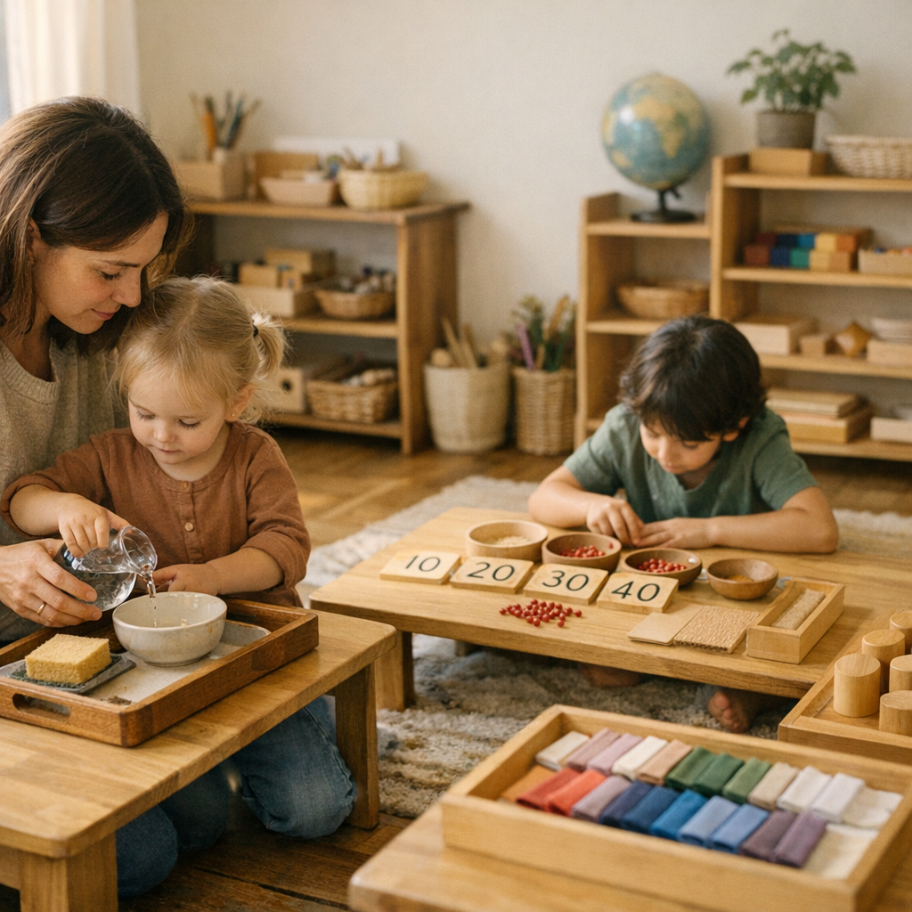 Comment appliquer la méthode Montessori à la maison ou en classe ?