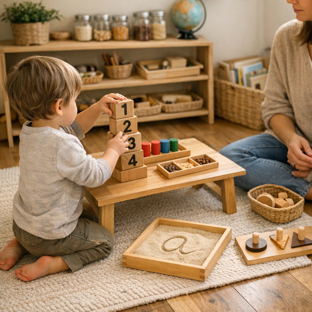 Comment appliquer la méthode Montessori à la maison : une procédure simple