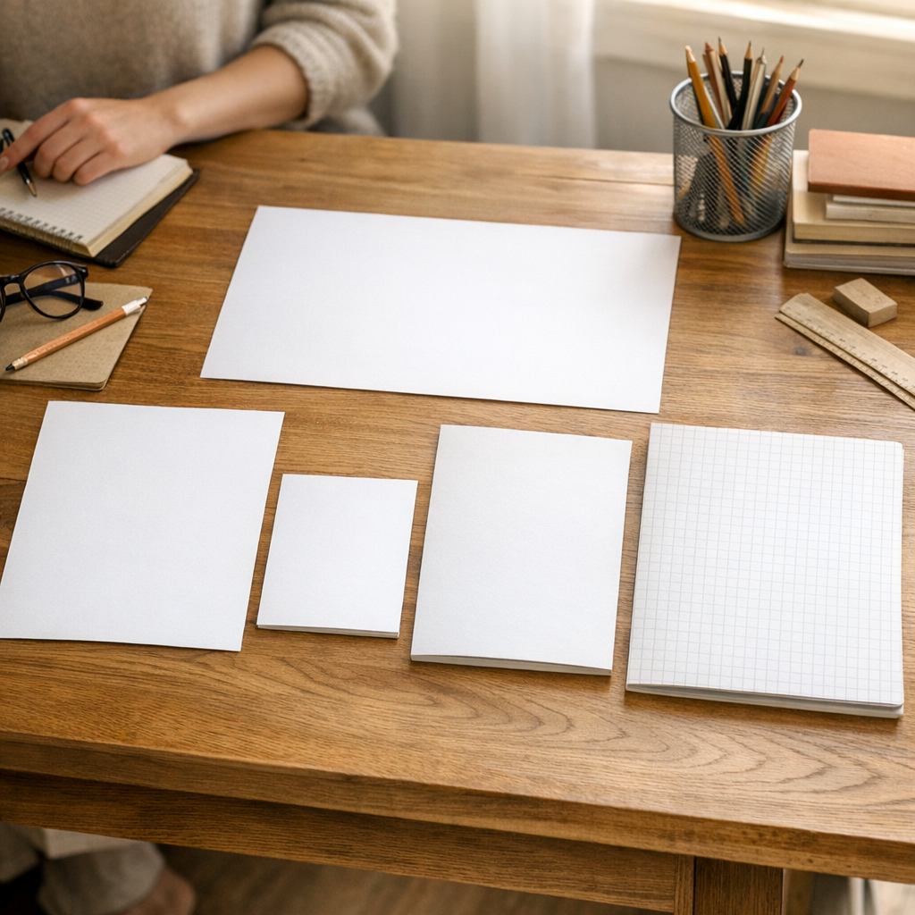 A4, A5, A3, B5 et cahier 24x32 : quel format choisir à l’école et au bureau ?